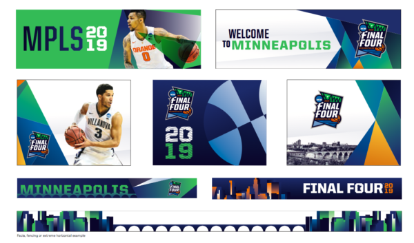 The Final Four logo is redesigned each year.