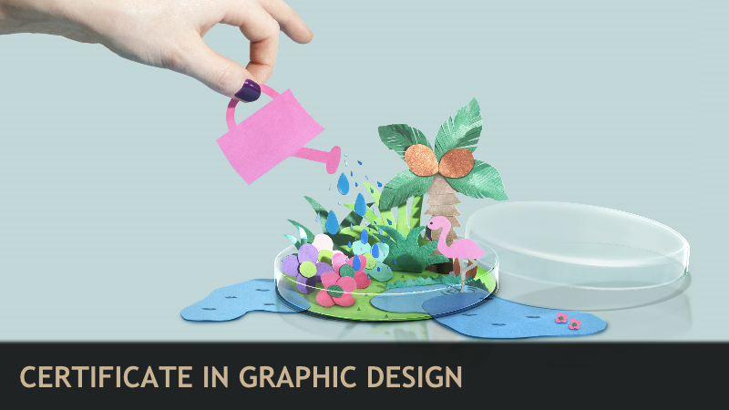 graphic design certificate at HOWU