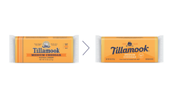 Tillamook Dairy is going national with a brand redesign.