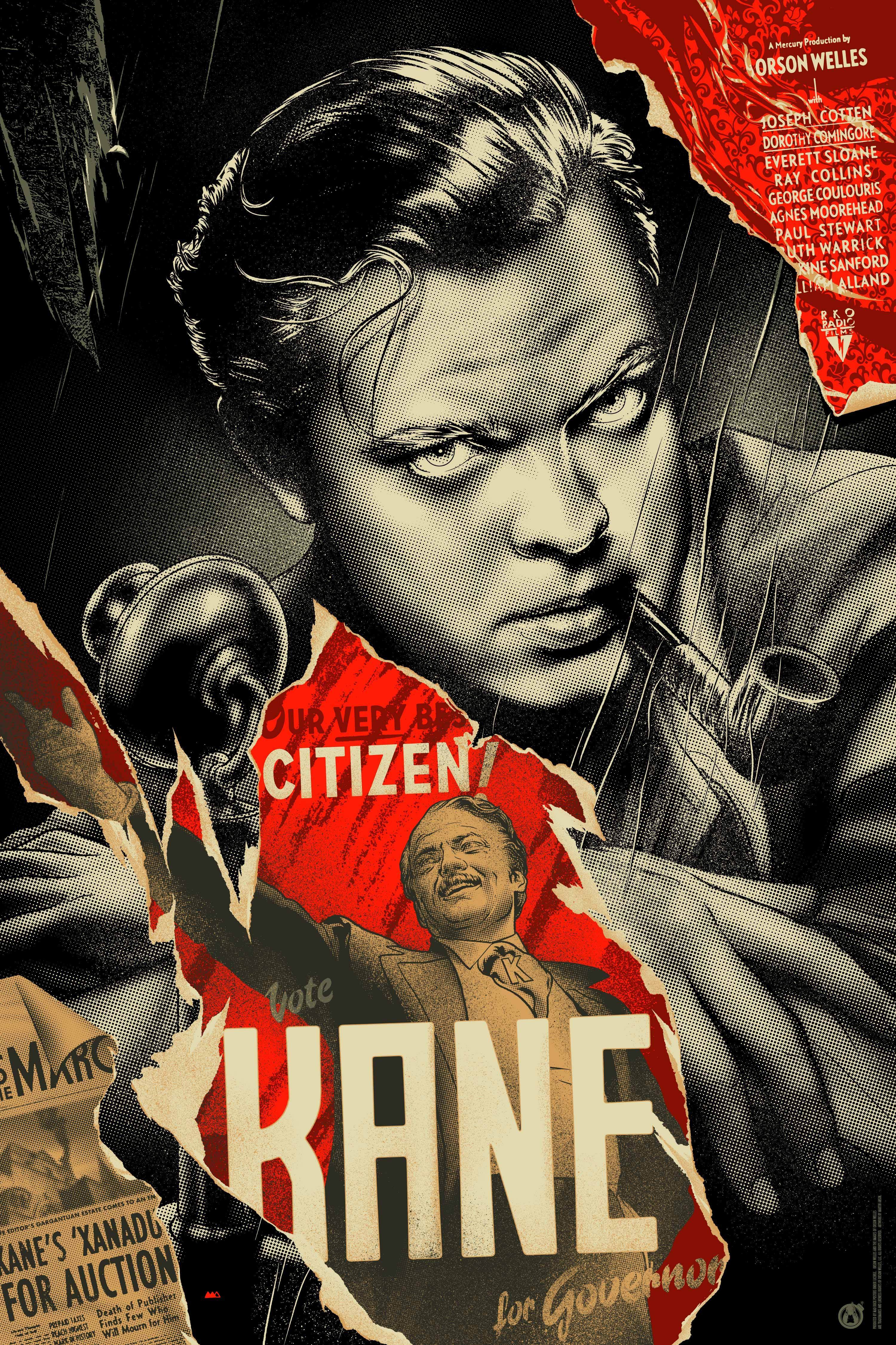 'Citizen Kane' by Martin Ansin for Mad Duck Posters