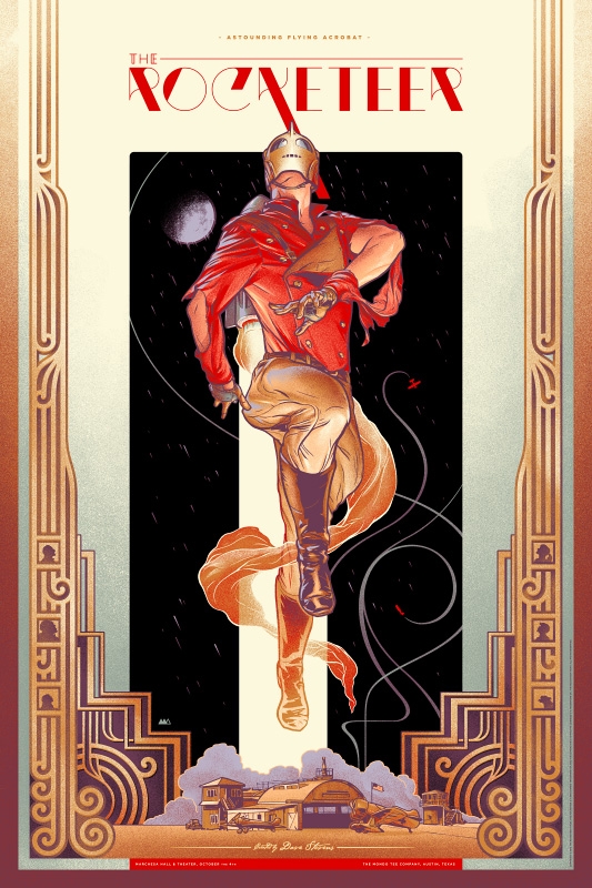'The Rocketeer' by Martin Ansin for Mondo